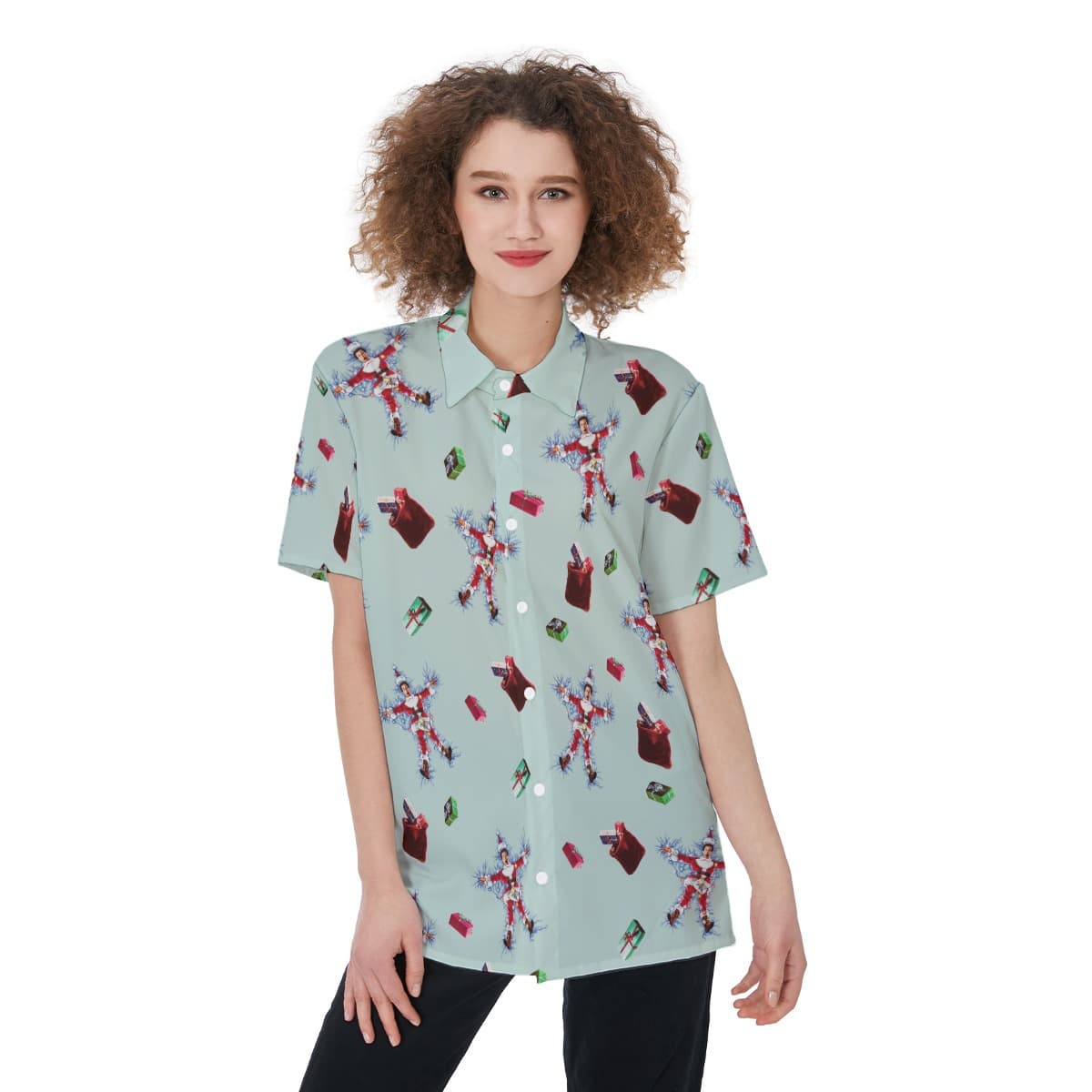 National Lampoon’s Christmas Vacation Aloha Shirt For Kids (1)