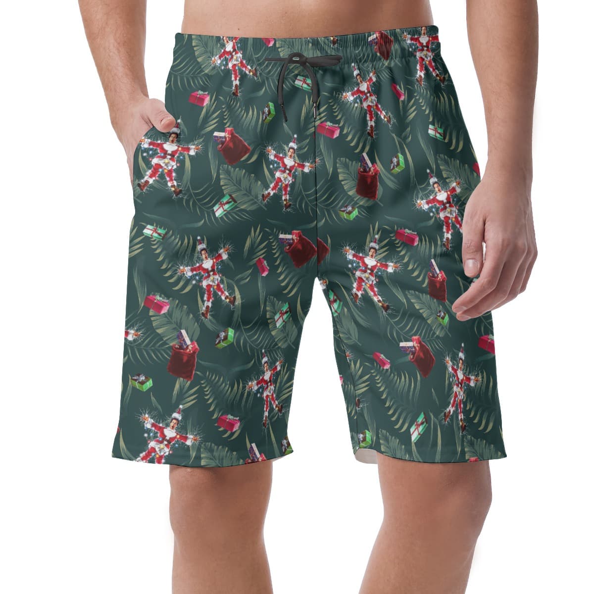 National Lampoon’s Christmas Vacation Men’s Hawaiian Beach Shorts (1)