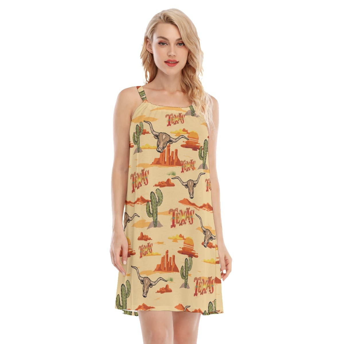 Awesome Texas Hawaiian Dress For Women (1)