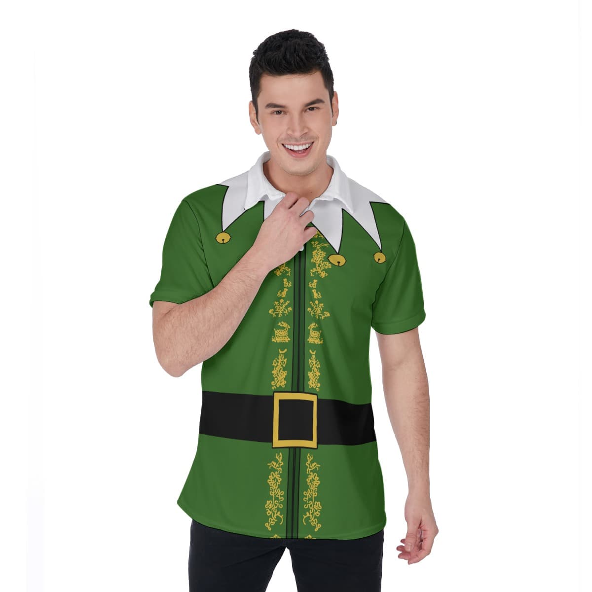 Men’s ELF Costume Polo Shirt (1)