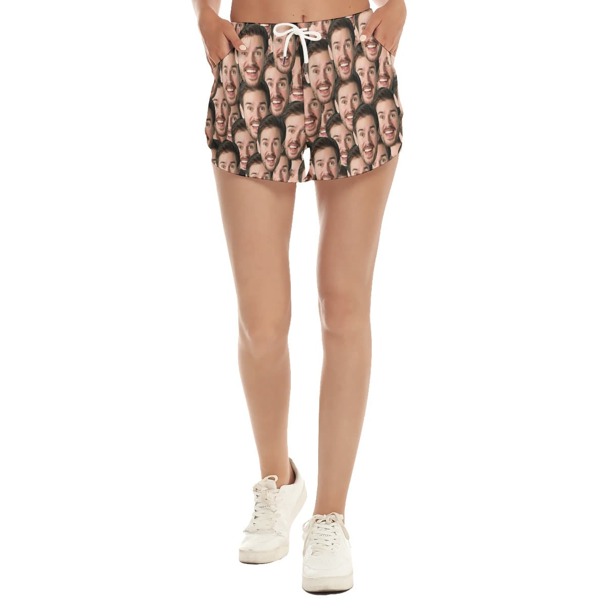 Cool Custom Face Women's Shorts (1)