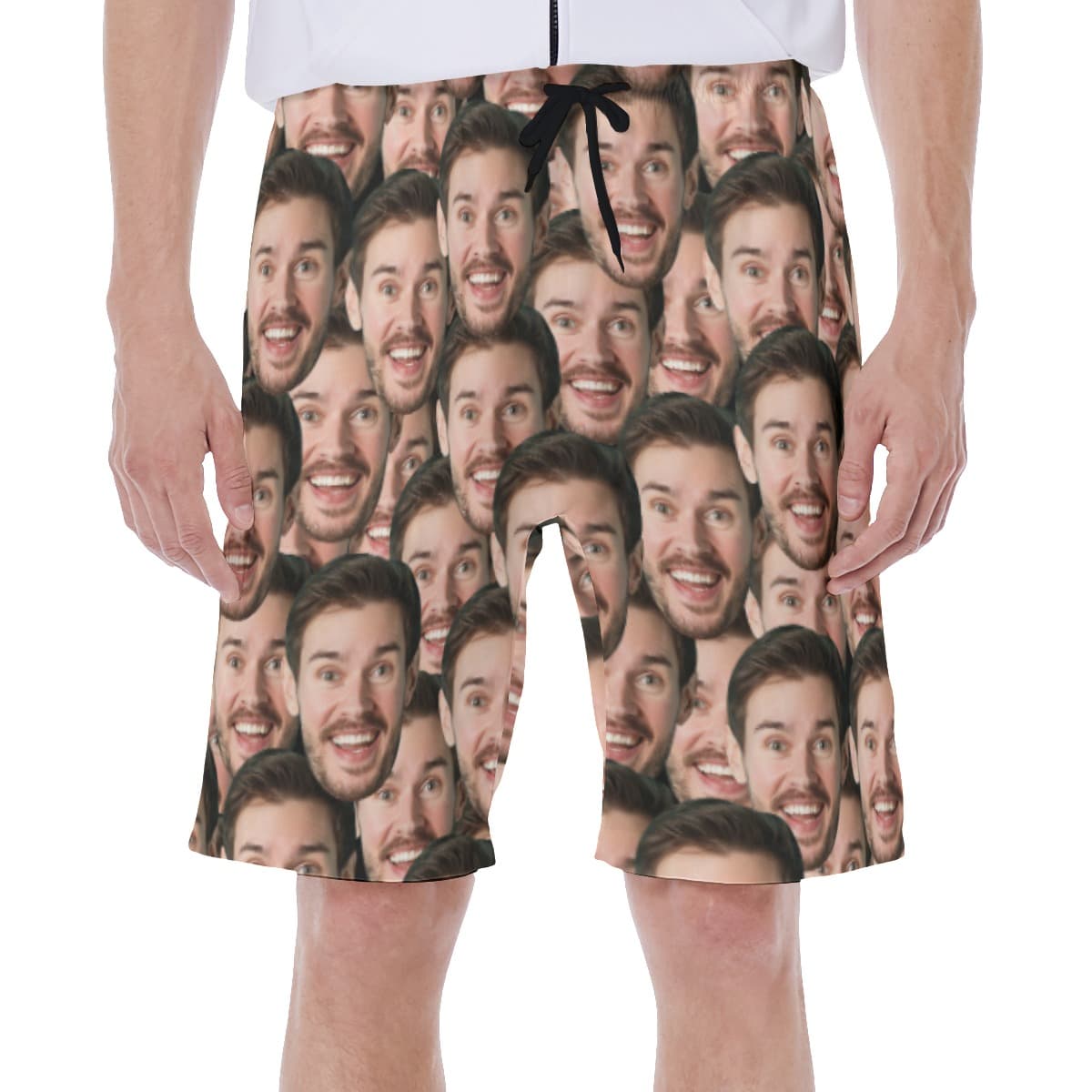 Custom Face Funny Swim Trunks For Men (1)