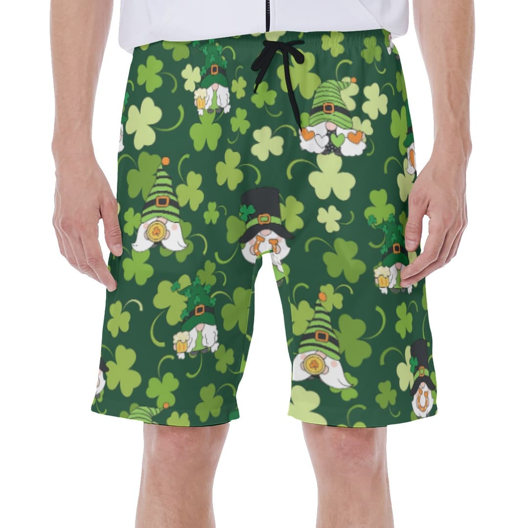 Gnome St Patrick Day Green Swim Trunks