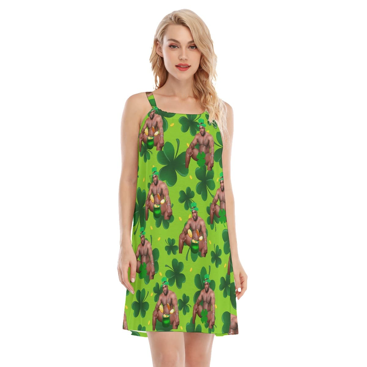 Barry Wood St Patrick Day Hawaiian Dress For Summer (1)