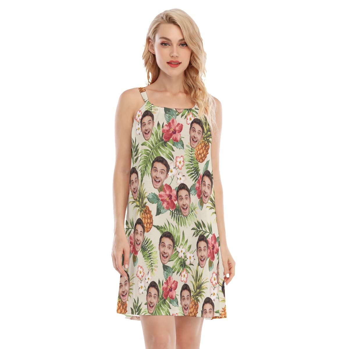 Cool Sports Team Custom Hawaiian Cami Dress (1)