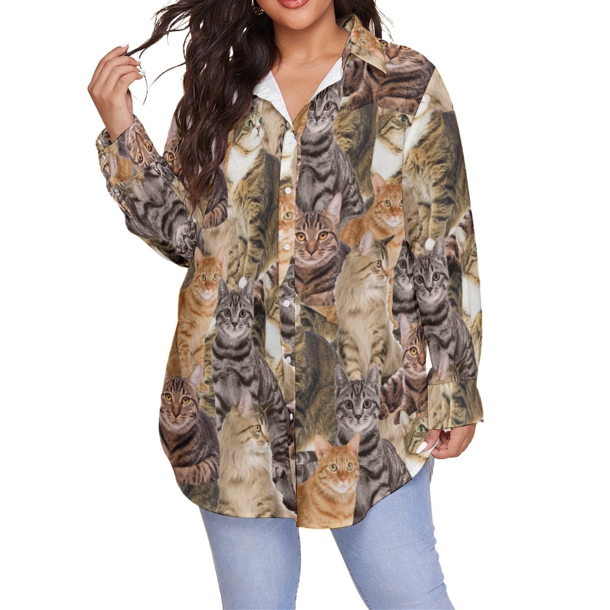 Custom Dog And Cat Photo Hawaiian Shirt Plus Size (4)