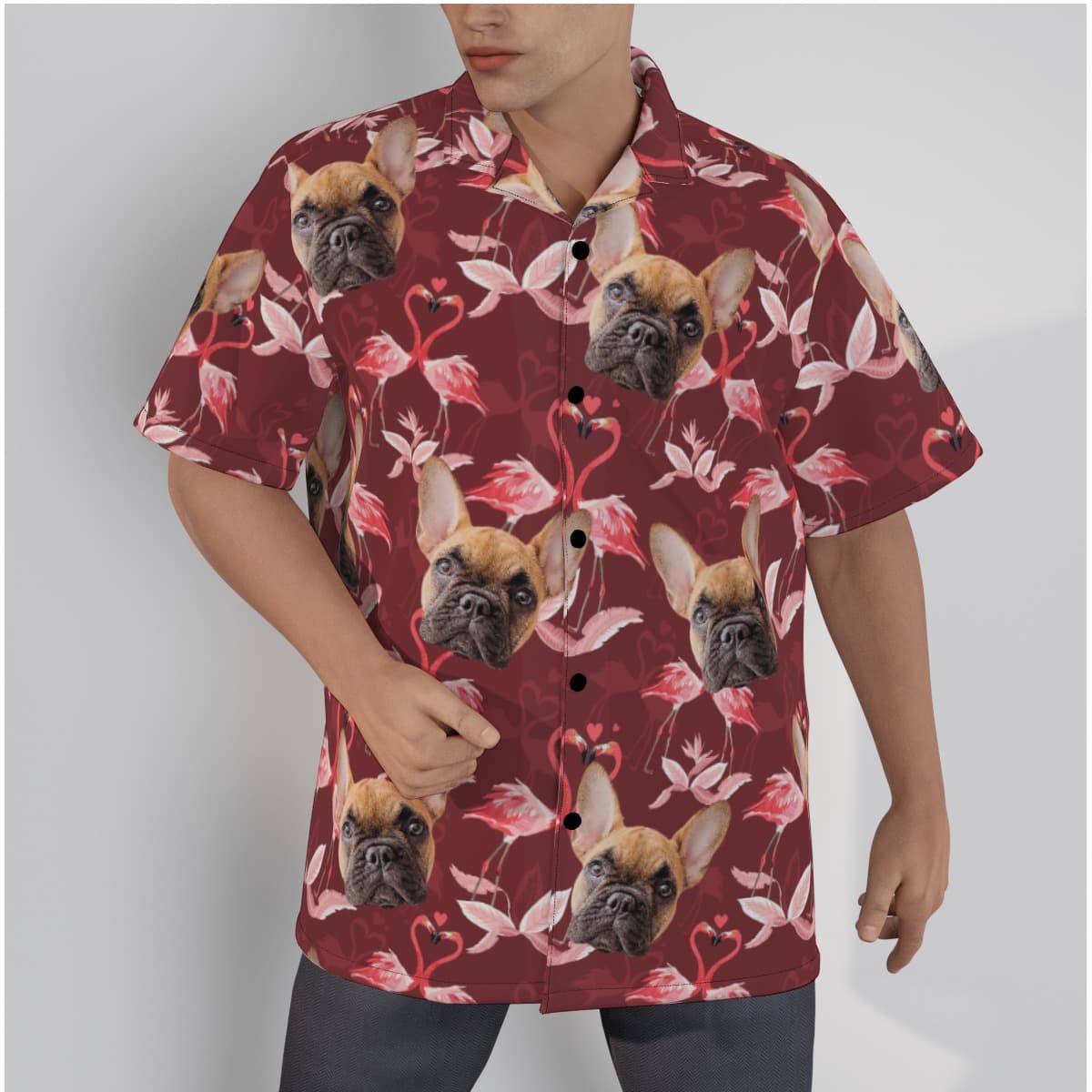 Custom Dog Hawaiian Shirt For Mena (1)