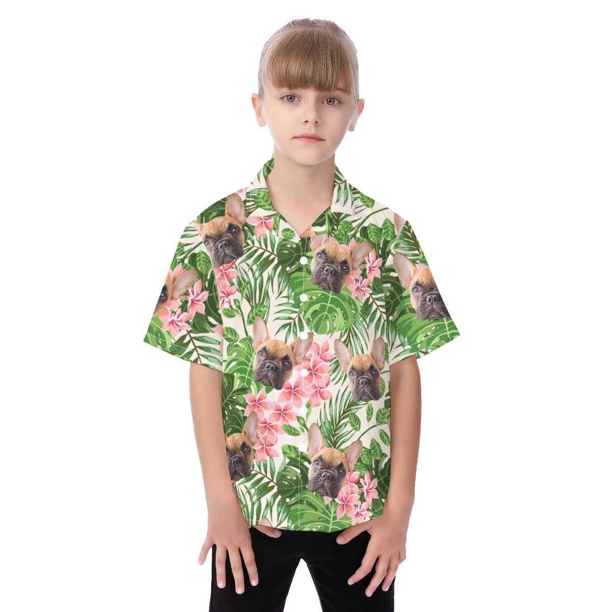 Custom Dog Hawaiian Shirts For Kids (1)