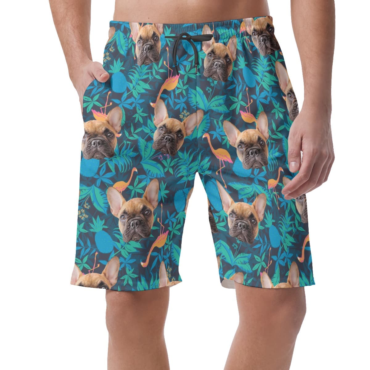 Custom Dog Hawaiian Shorts For Men (1)