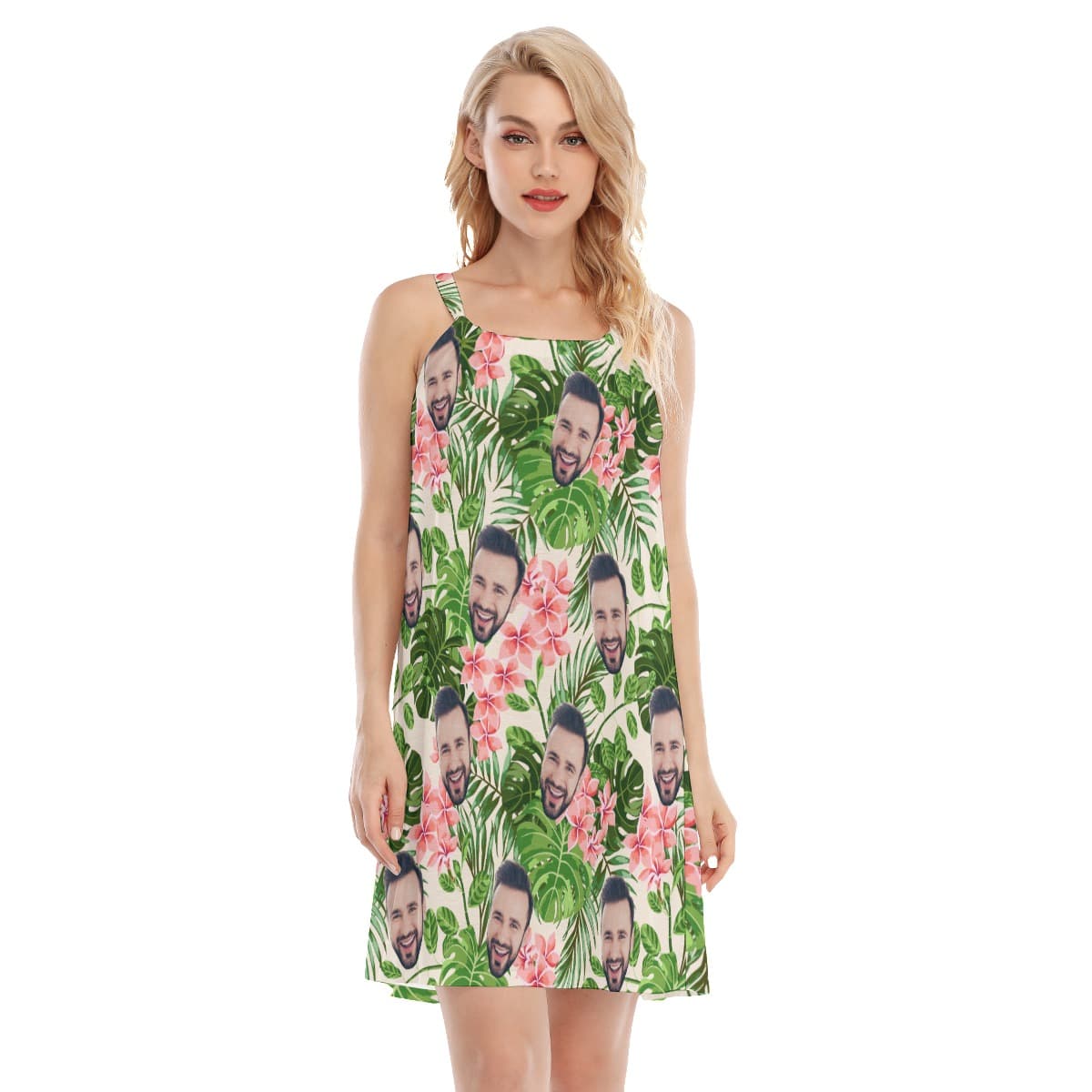 Custom Face Aloha Dress (1)