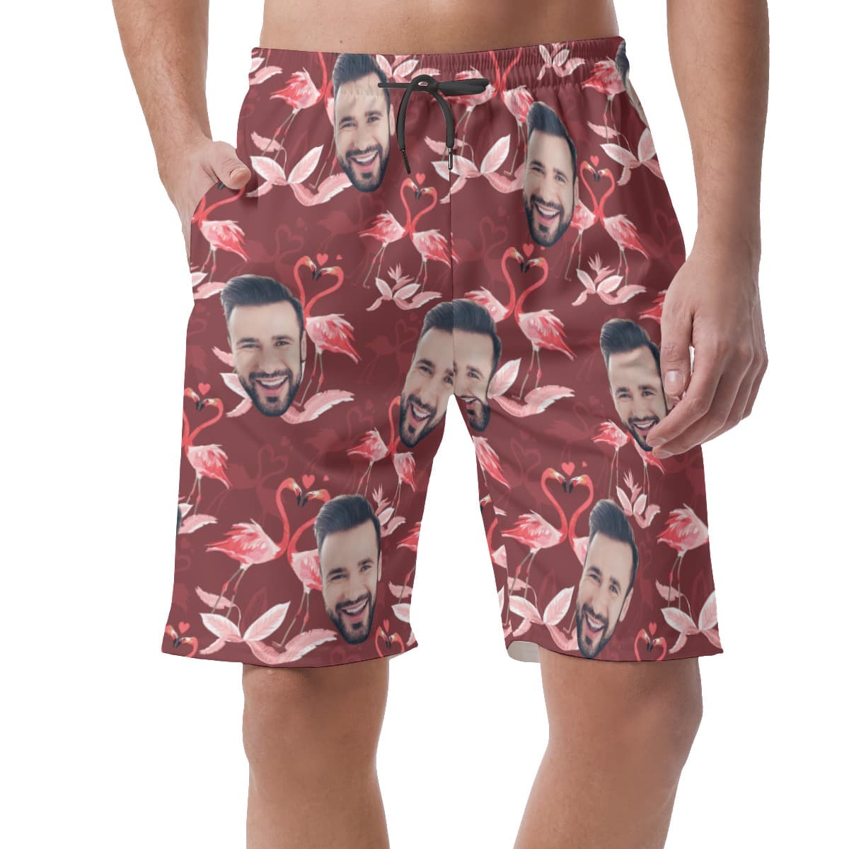 Custom Face Aloha Shorts For Men (1)