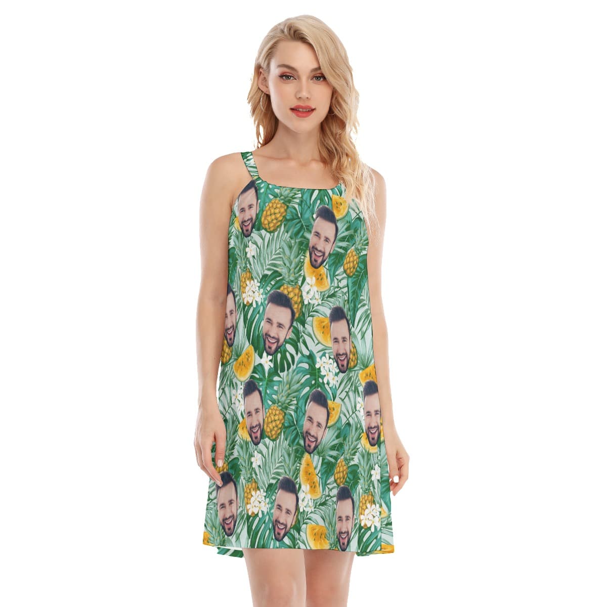 Custom Face Hawaiian Dress (6)