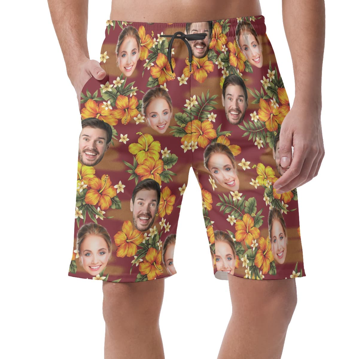 Custom Face Men’s Summer Shorts (1)
