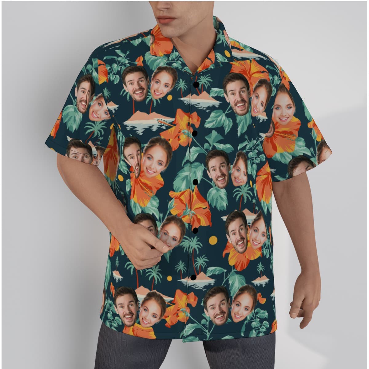 Custom Hawaiian Shirt With 2 Faces (1)
