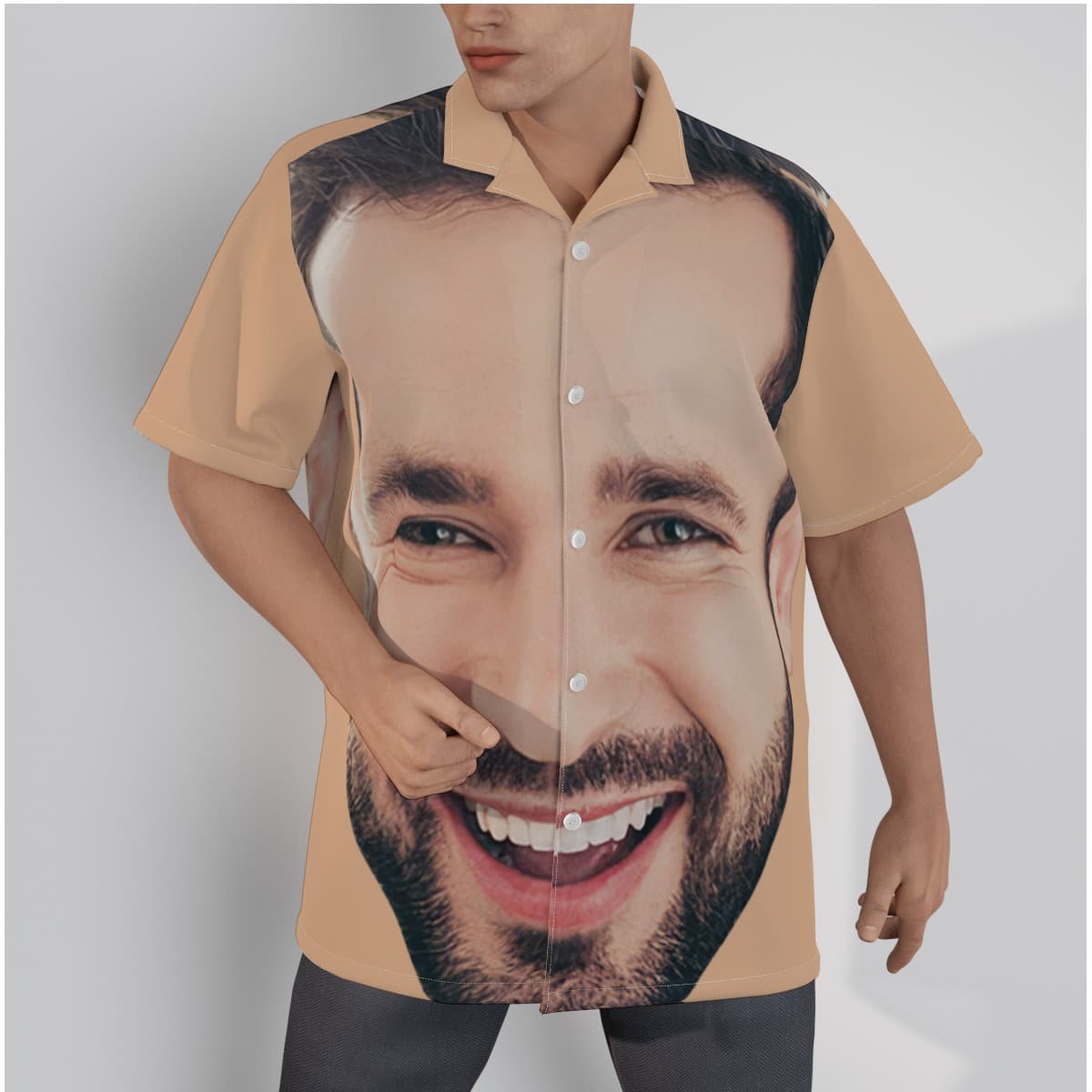 Custom Hawaiian Shirts With Big Face (1)