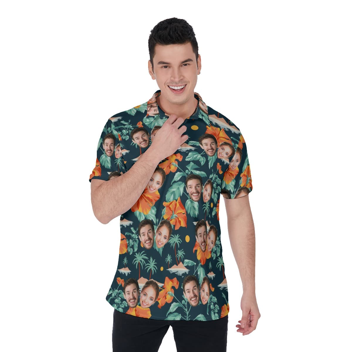 Custom Men's Polo Shirt With 2 Faces (1)