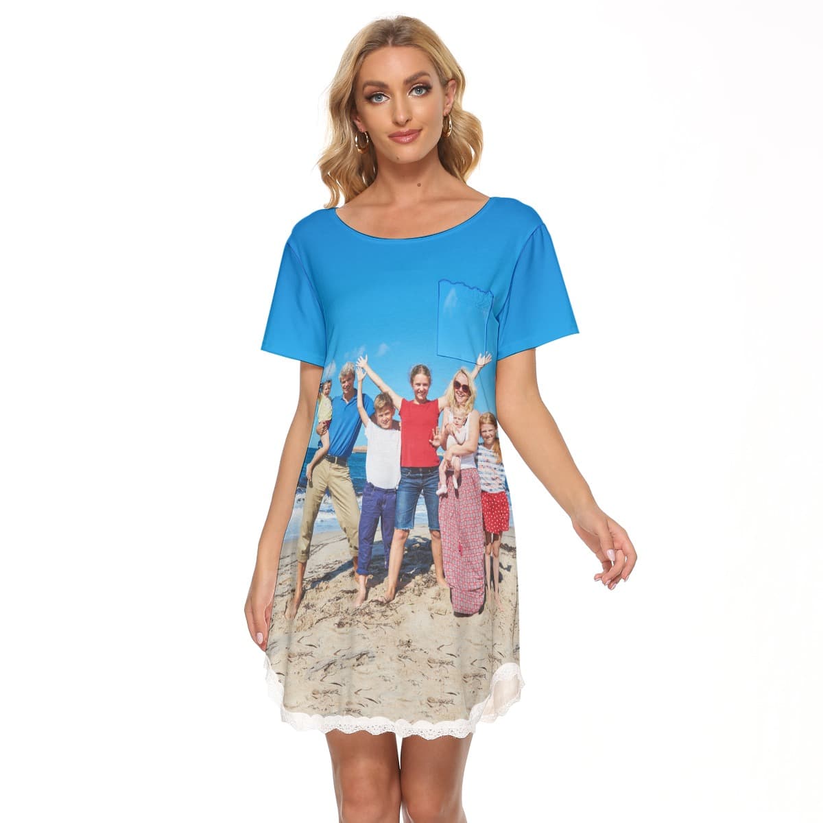 Custom Photo Women’s Hawaiian Dress (1)