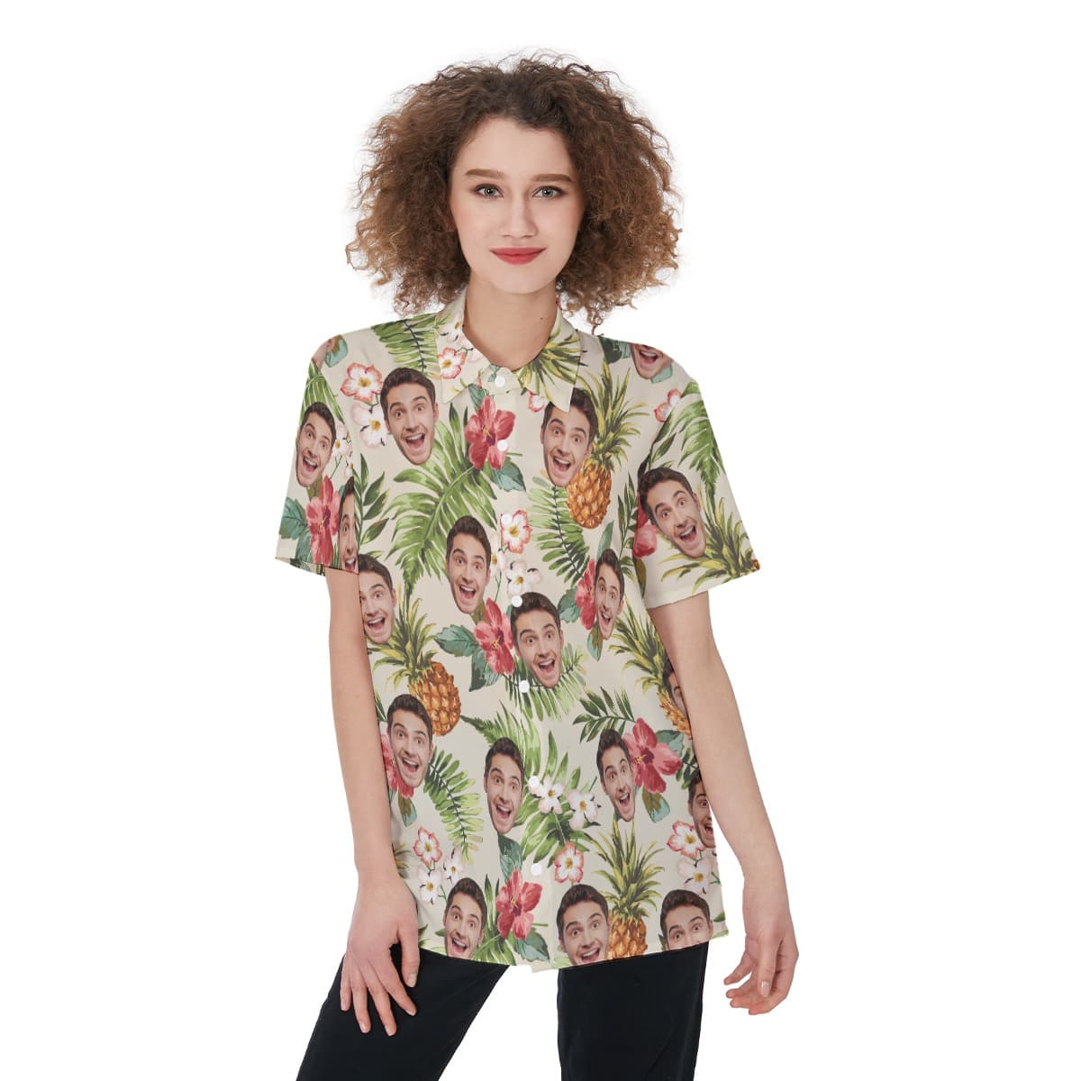 Custom Sports Team Hawaiian Shirt For Women (1)
