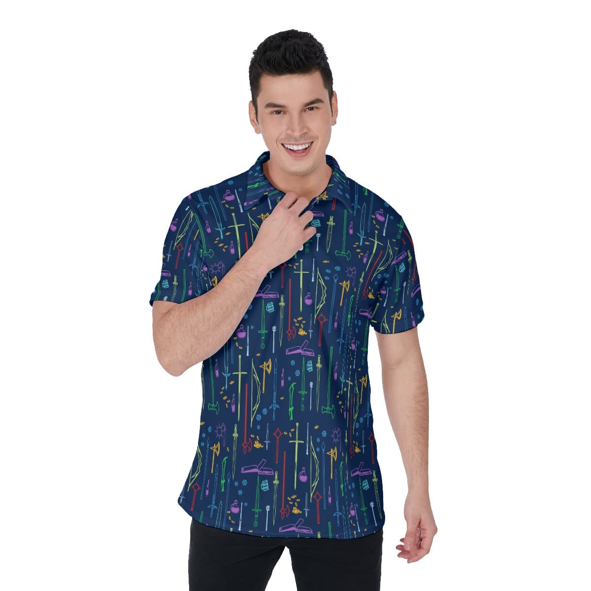 DND Items Men's Polo Shirt (1)