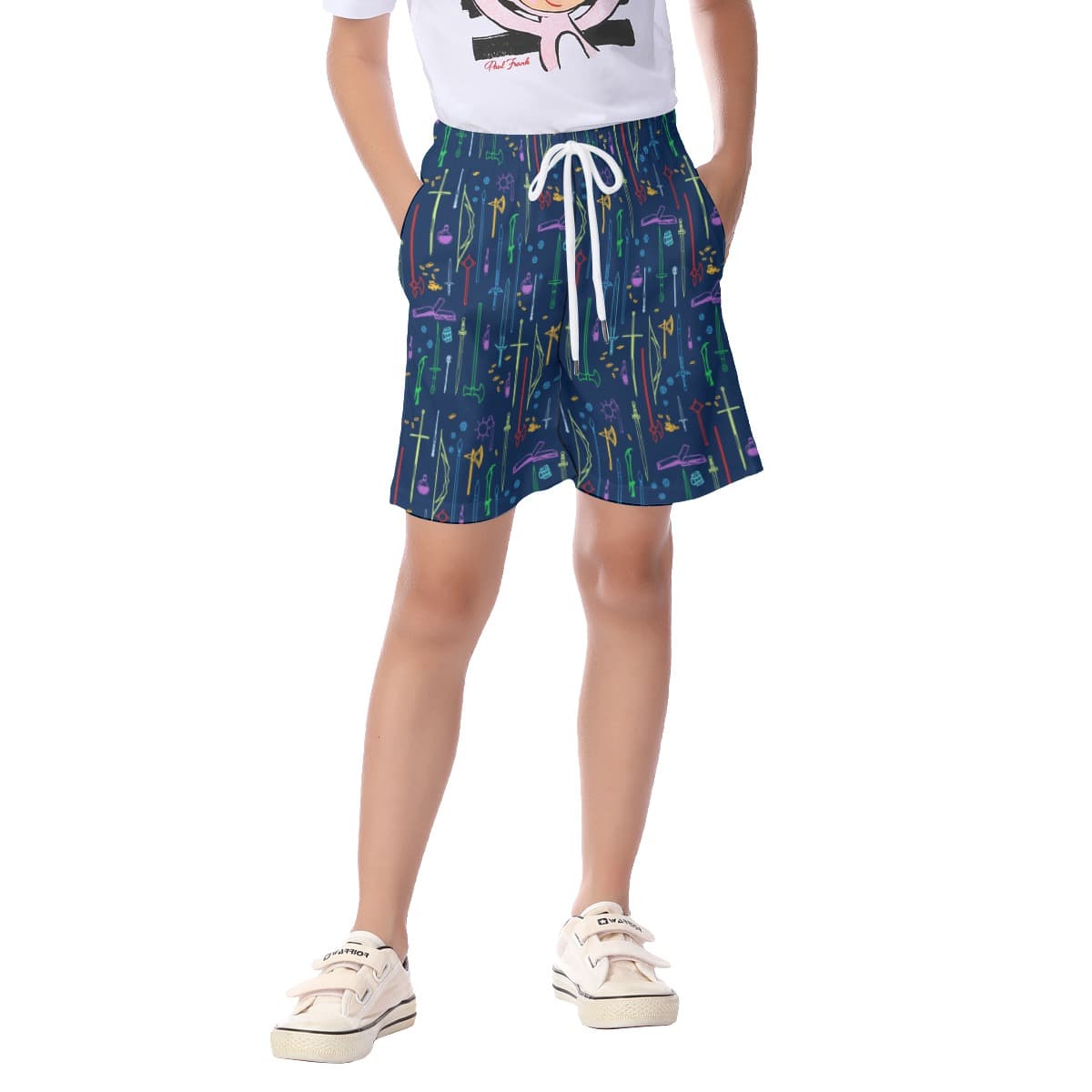 Dungeons Dragons Items Hawaiian Shorts For Kids (1)