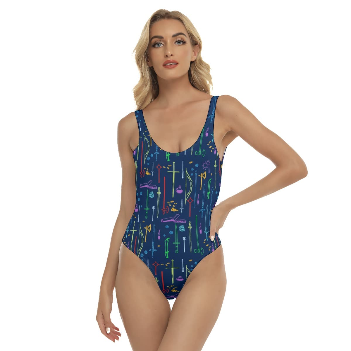 Dungeons Dragons Items Women's Swimsuit (1)