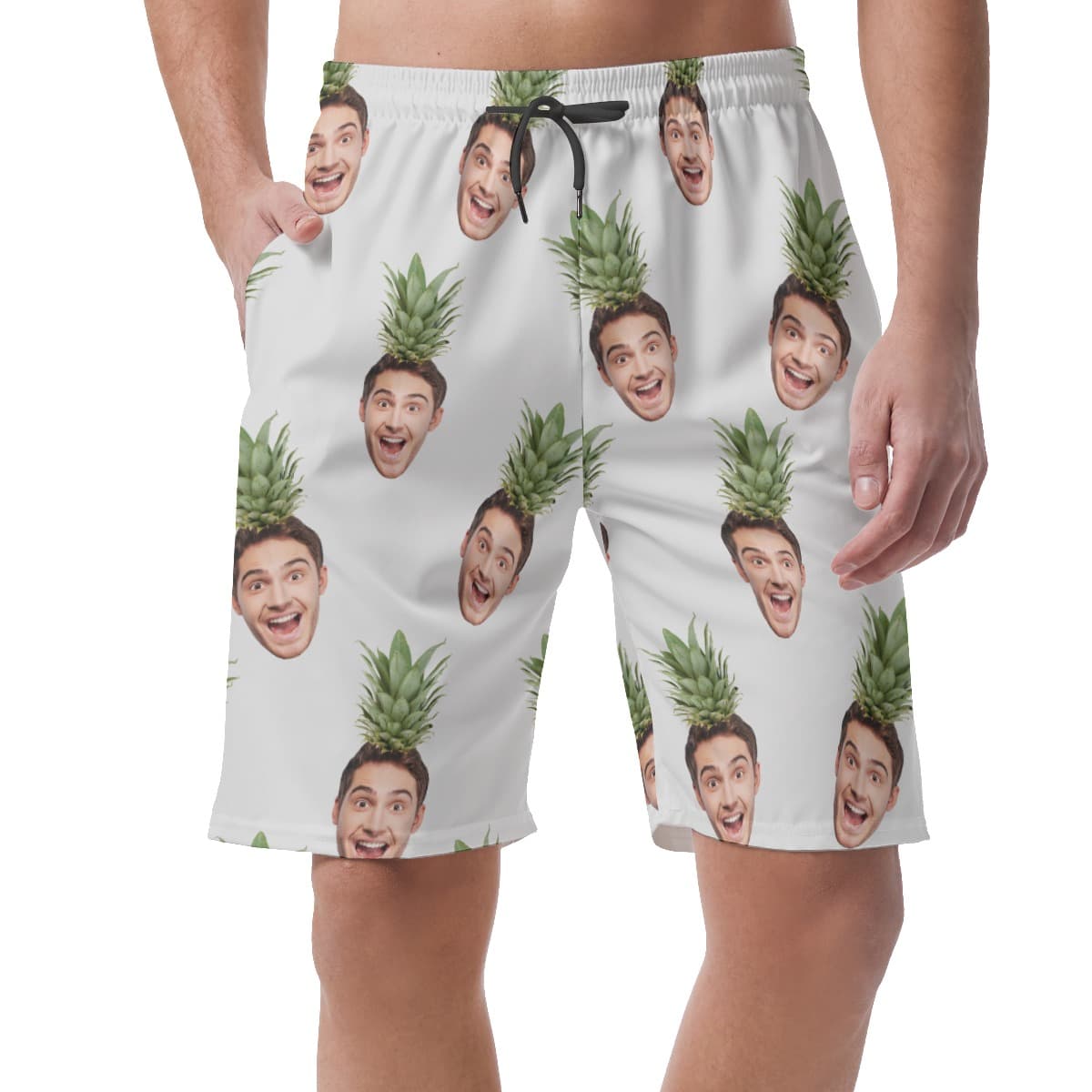 Face Custom Aloha Shorts For Men (1)