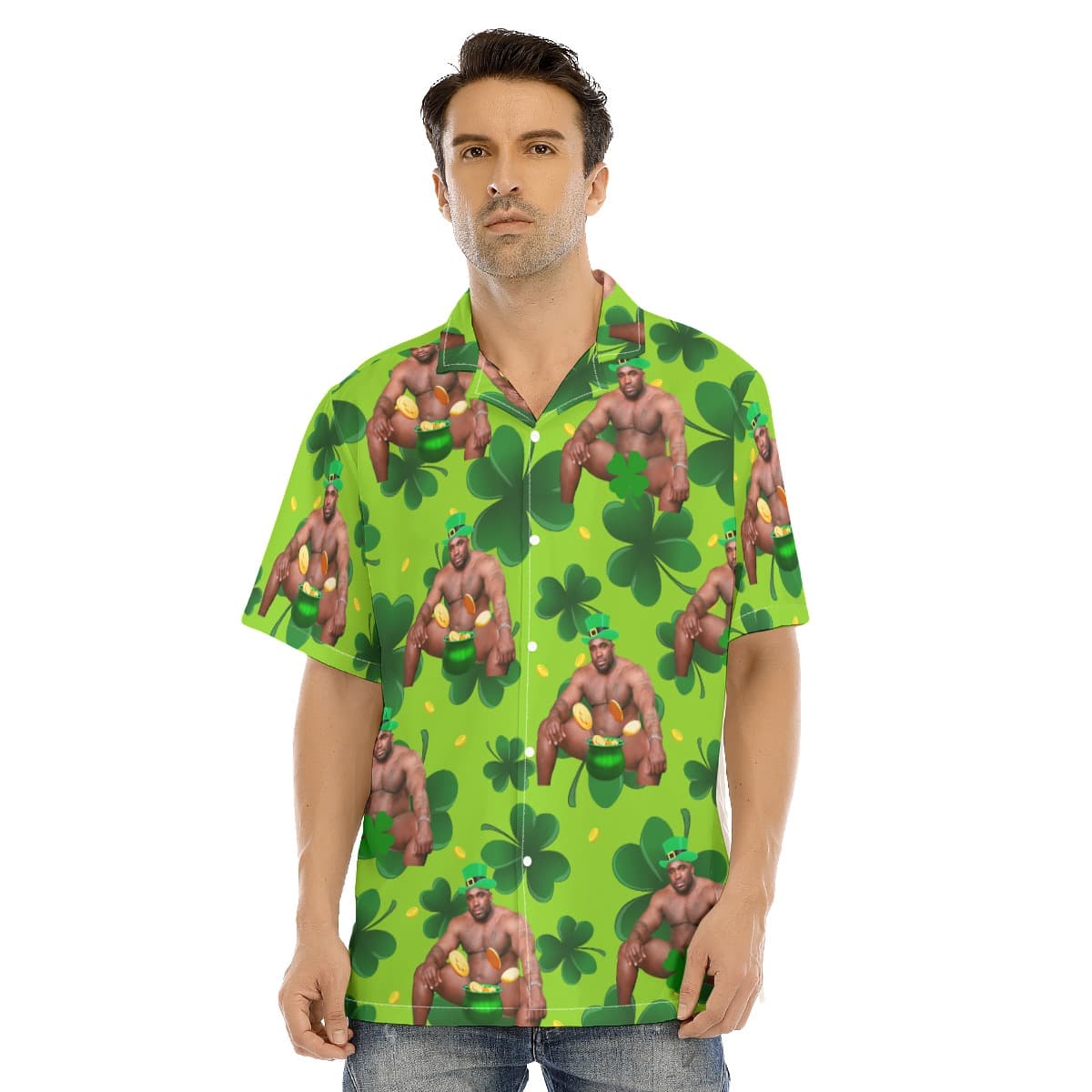 Funny Barry Wood St Patrick Day Hawaiian Shirts For Men (1)