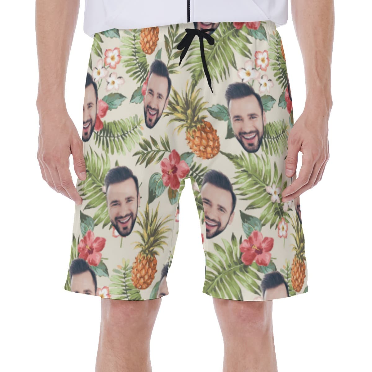 Funny Custom Face Swim Trunks For Men (1)