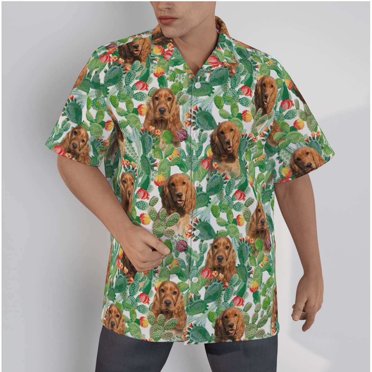 Funny Custom Hawaiian Shirt With Dog Face (1)