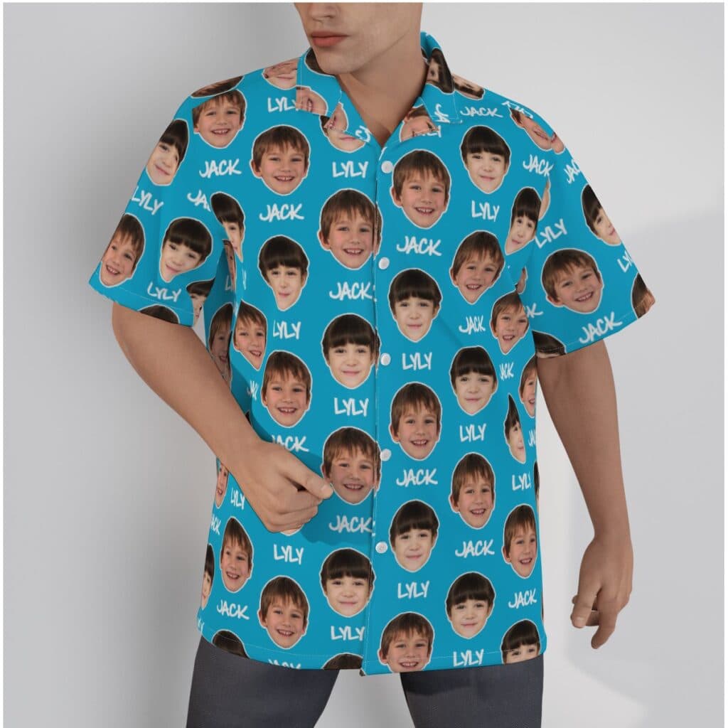 Funny Custom Hawaiian Shirt With Name And Face