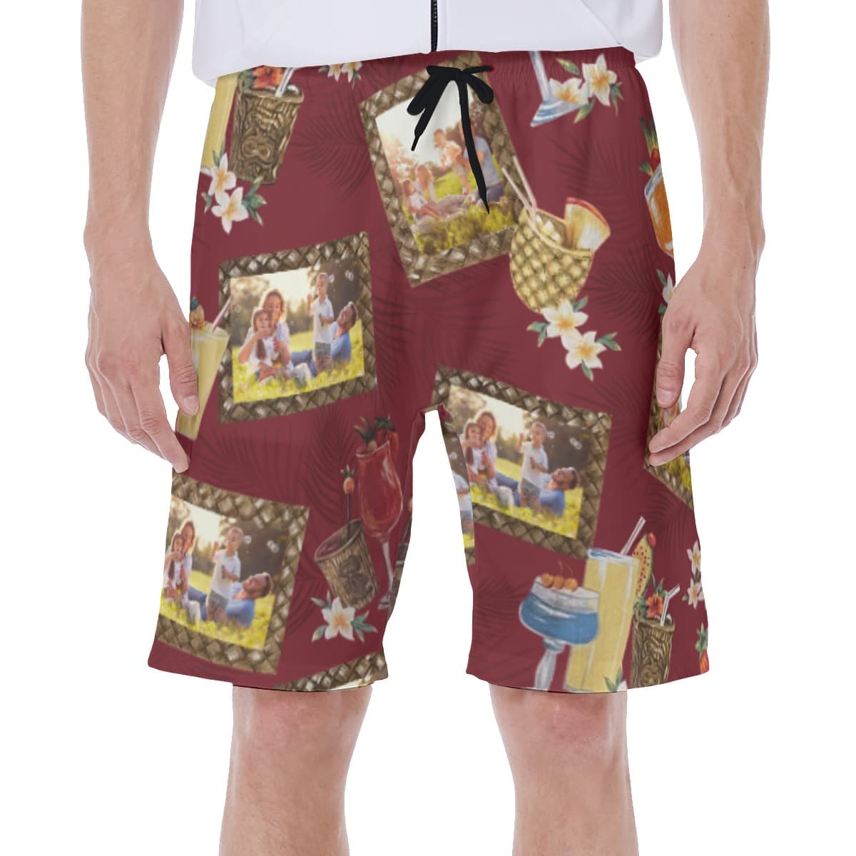 Funny Custom Hawaiian Swim Trunks With Photos