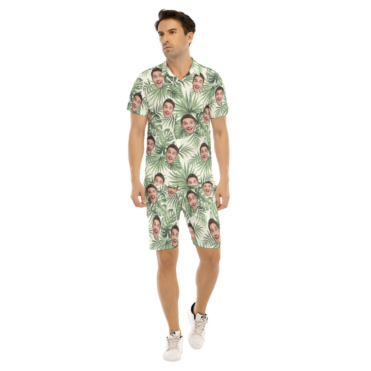 Funny Custom Sports Team Tropical Hawaiian Shirt And Shorts (1)