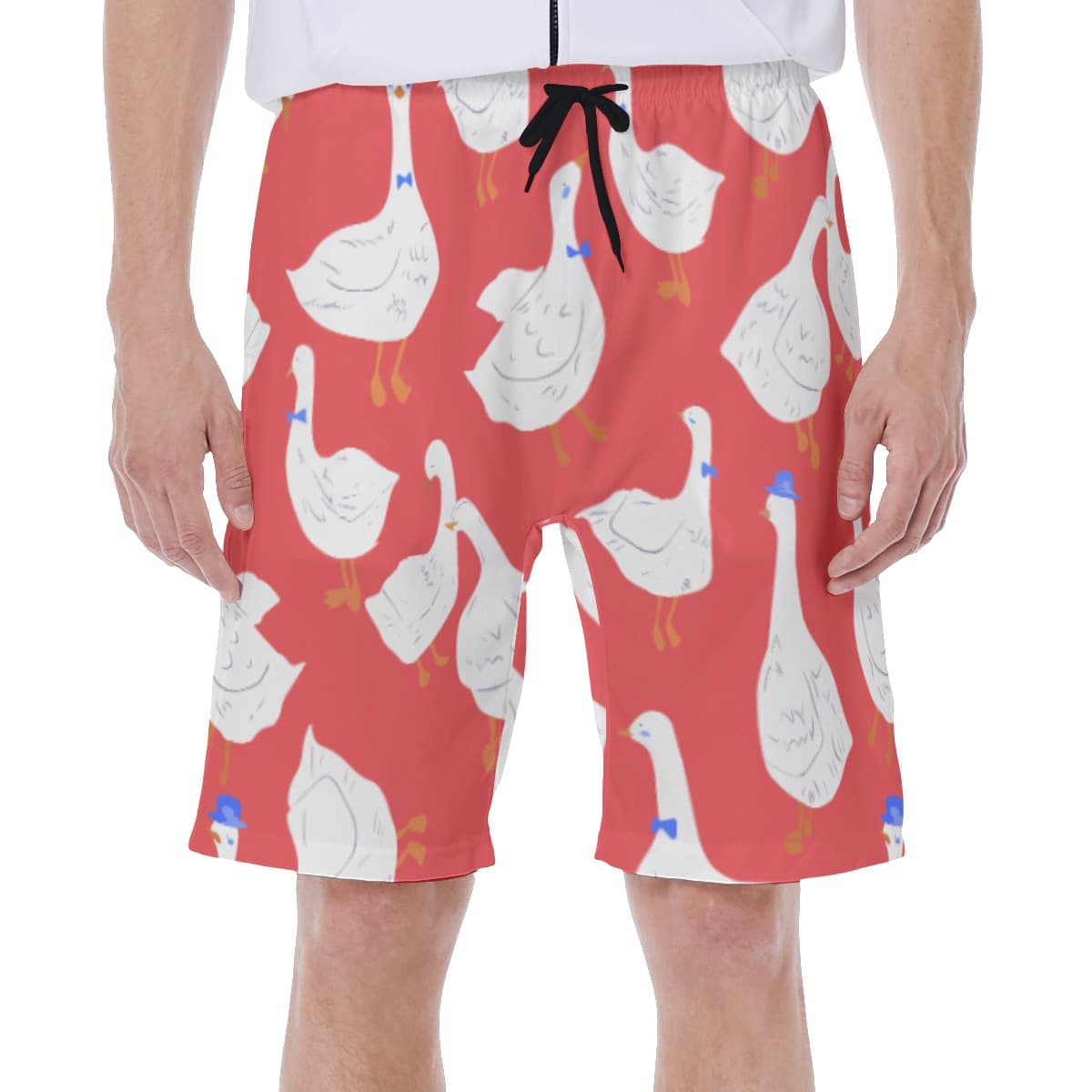 Funny Goose Hawaiian Beach Trunks For Men (1)