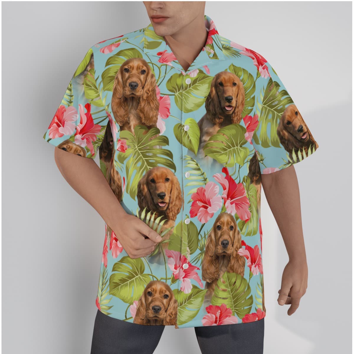 Funny Hawaiian Shirt With Custom Dog Face (1)