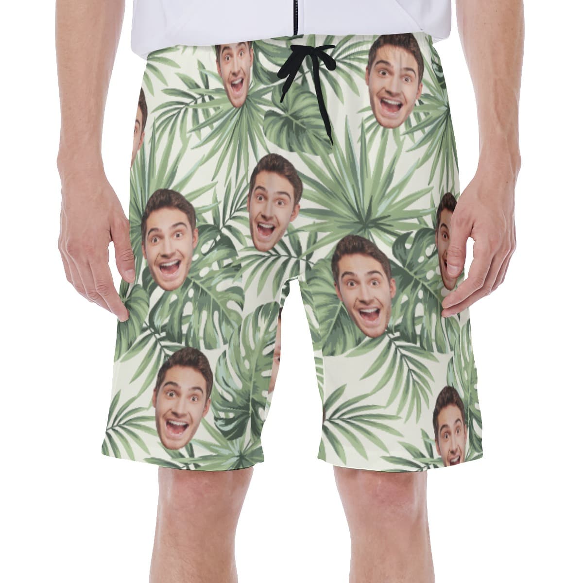 Funny Sports Team Custom Face Swim Trunks For Men (1)
