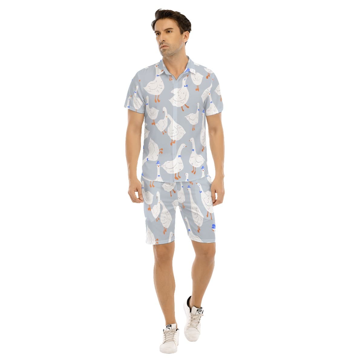 Men’s Cool Goose Hawaiian Shirt And Shorts (1)
