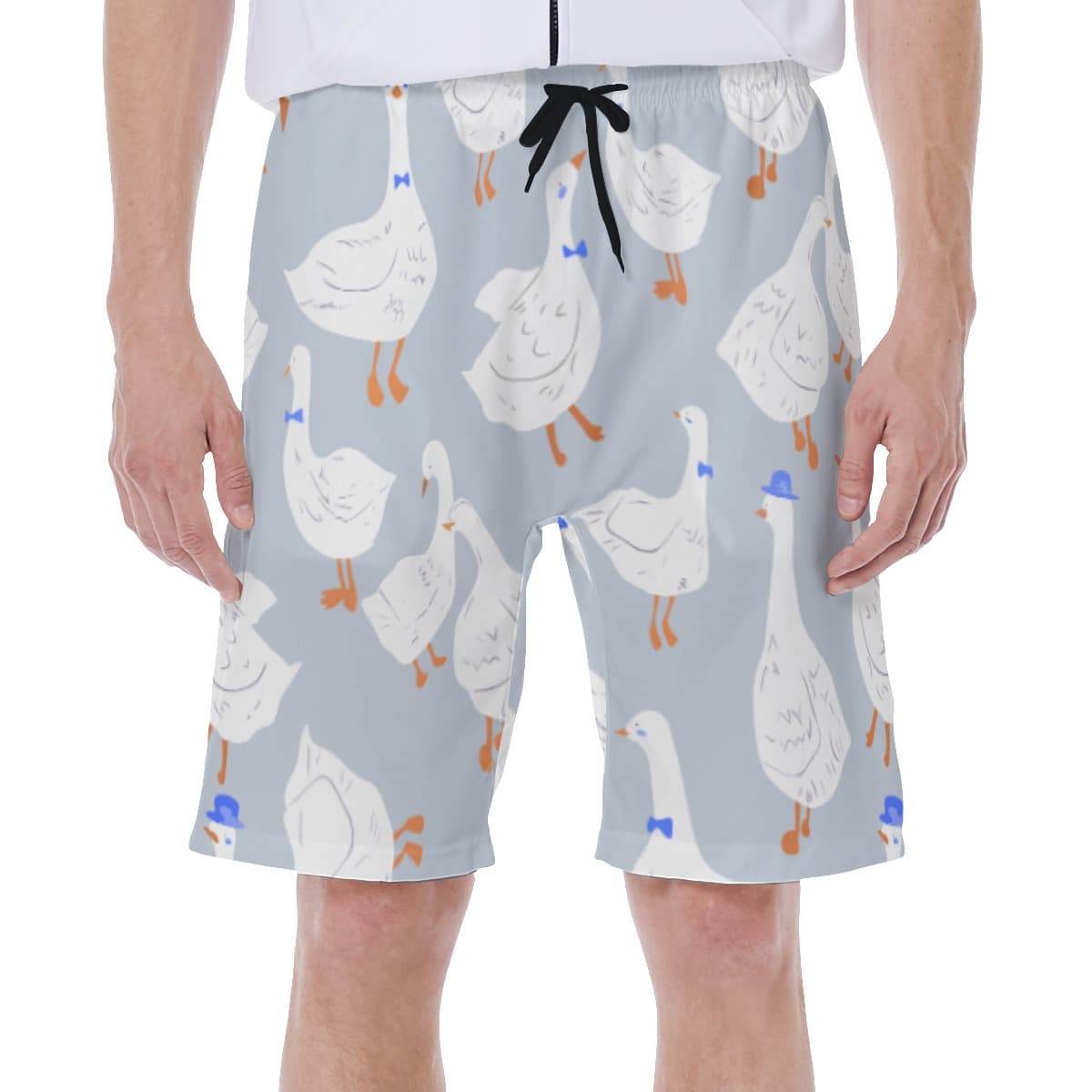 Men’s Cool Goose Hawaiian Swim Trunks (1)