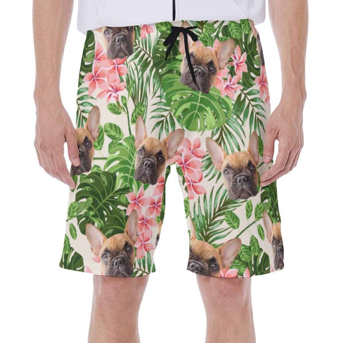 Men’s Custom Dog Swim Trunks (1)