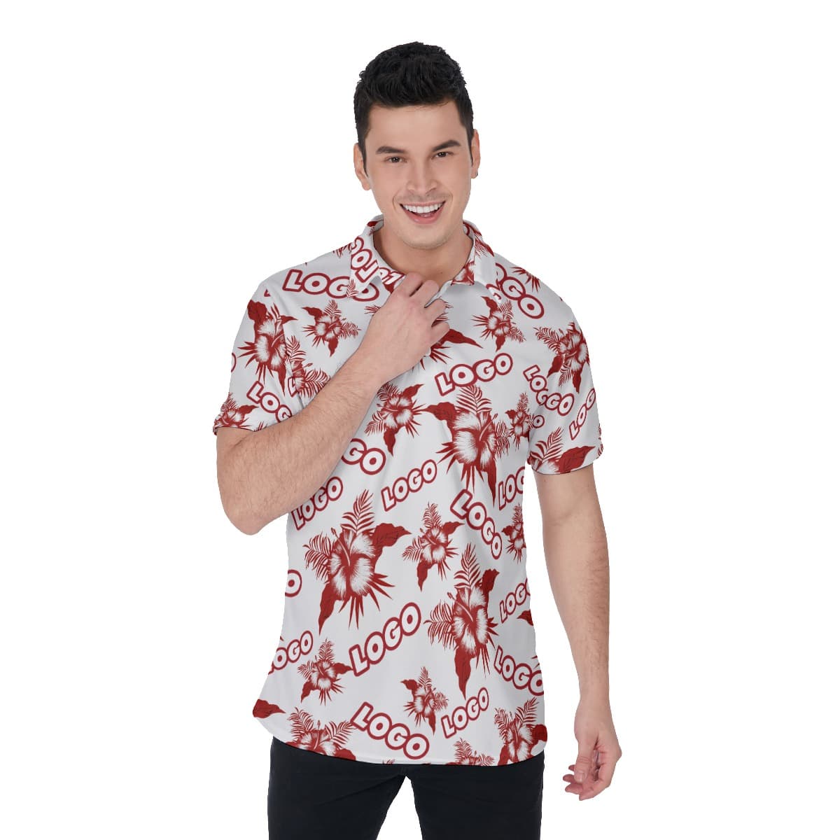 Men's Polo Shirt With Custom Logo (1)