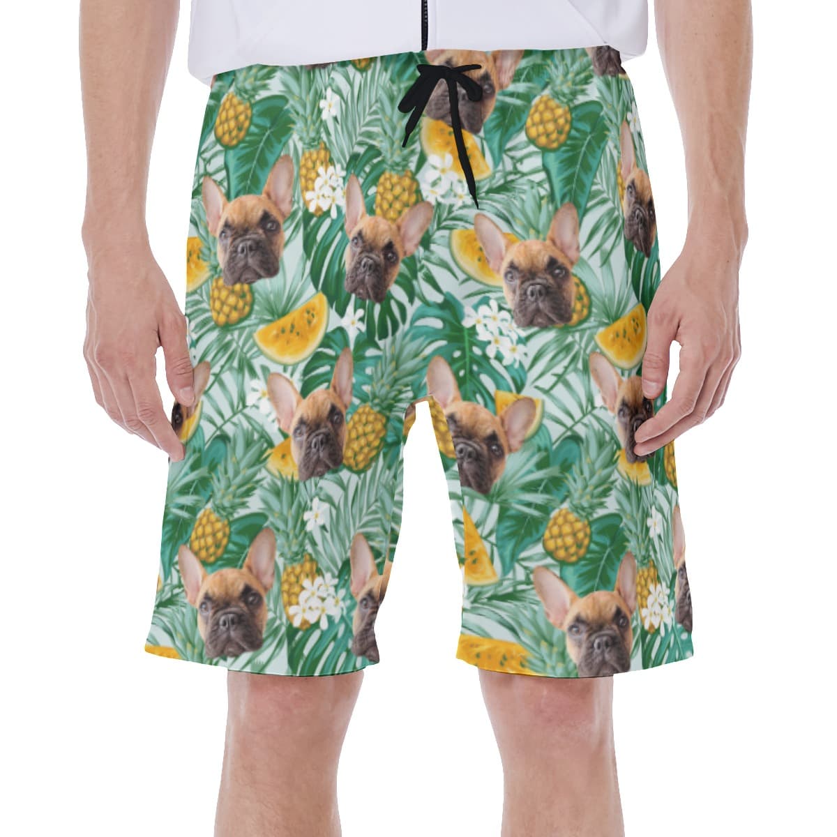 Men’s Swim Trunks With Pet Face (2)