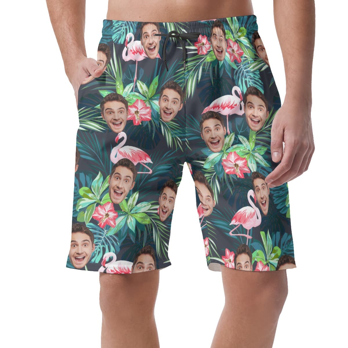 Sports Team Custom Flamingo Hawaiian Shorts For Men (1)