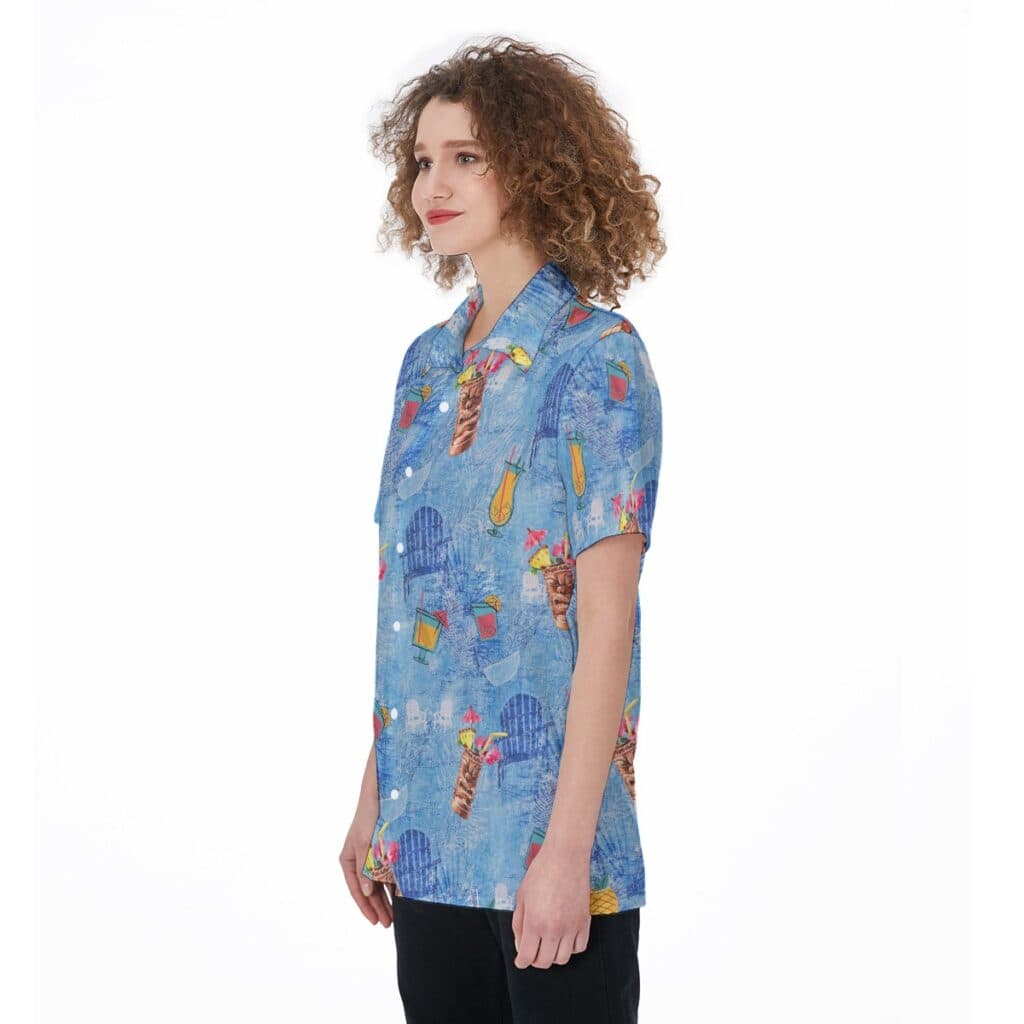 Tiki Drinks Cocktail Women's Hawaiian Shirt