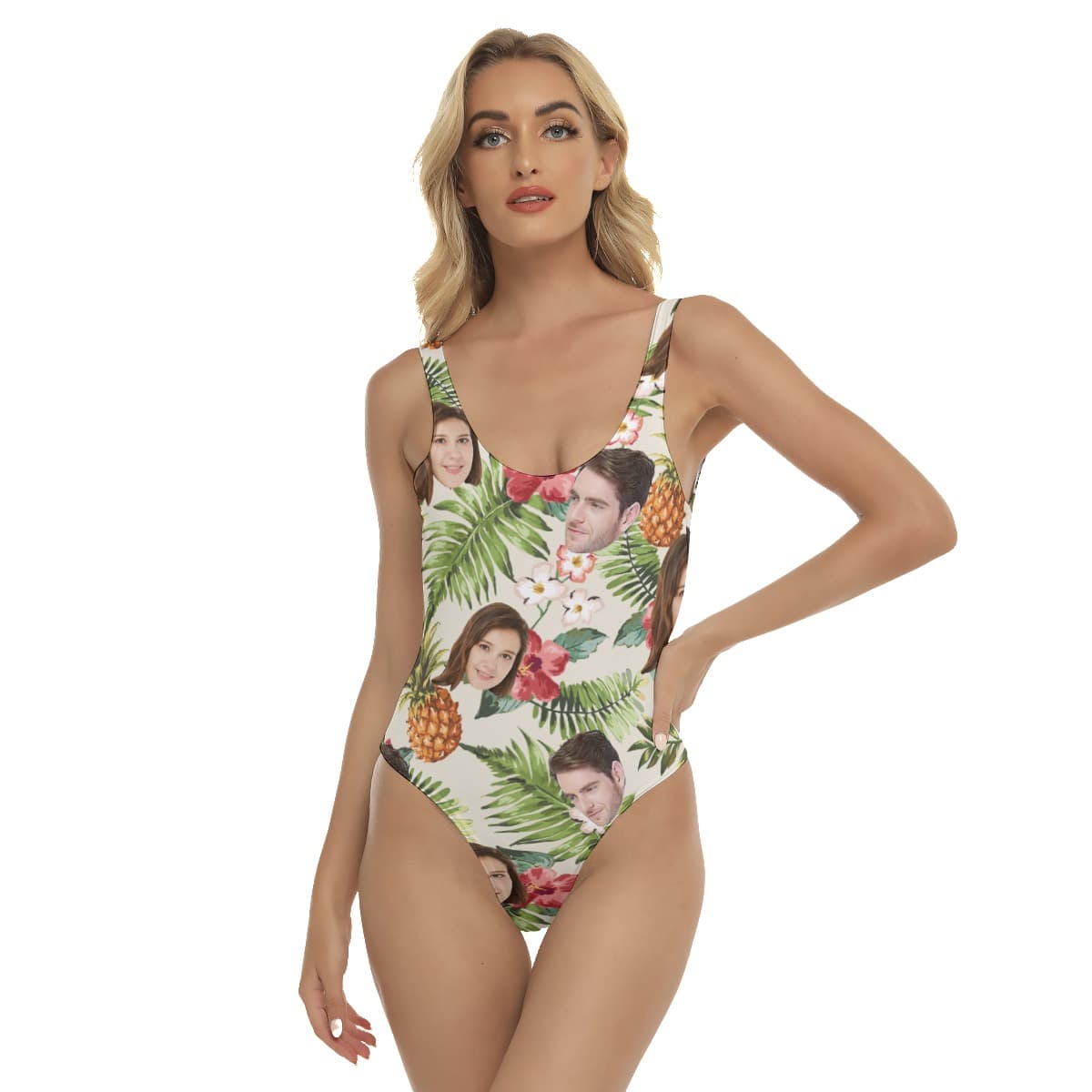 Tropical Custom 2 Faces Summer Hawaiian Swimsuit (4)