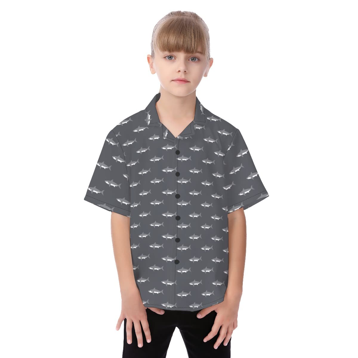 Baby Shark Hawaiian Shirt For Kids (1)