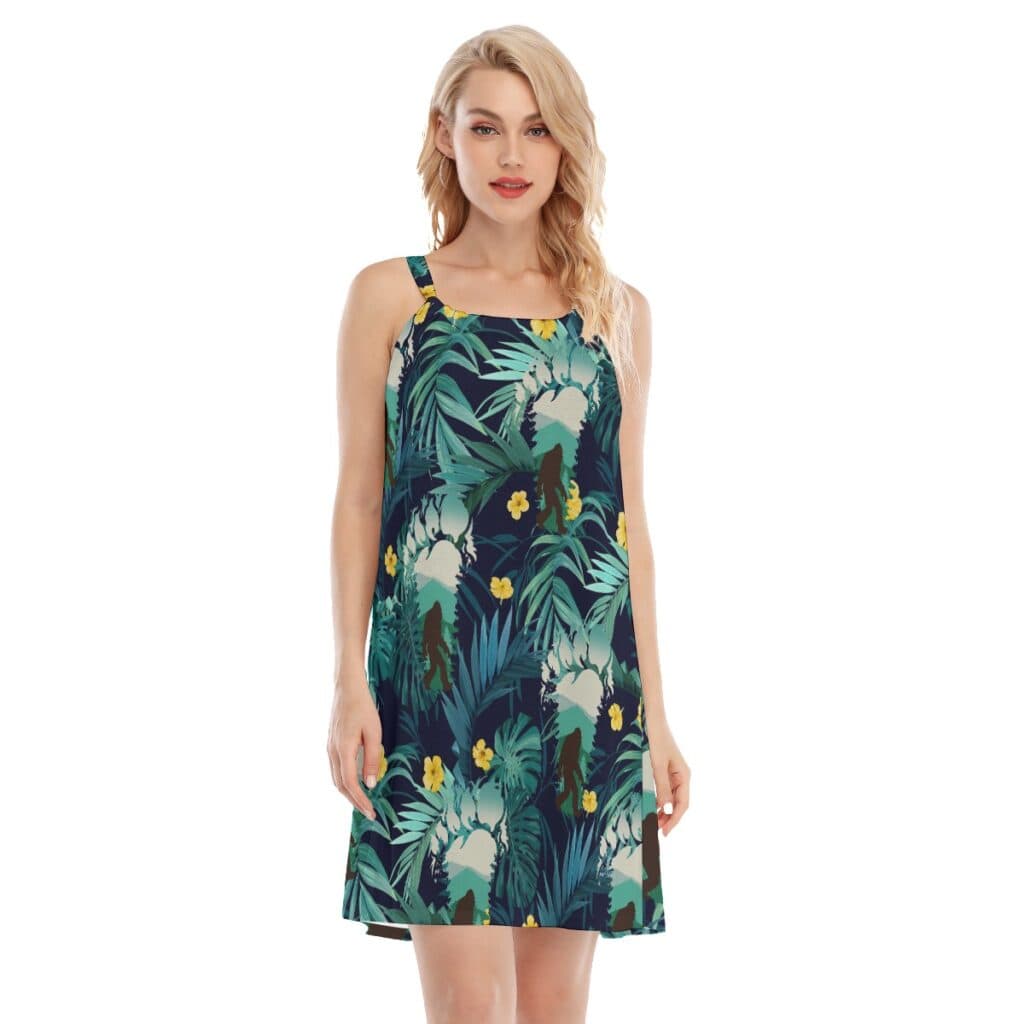 Bigfoot Tropical Cami Dress For Women