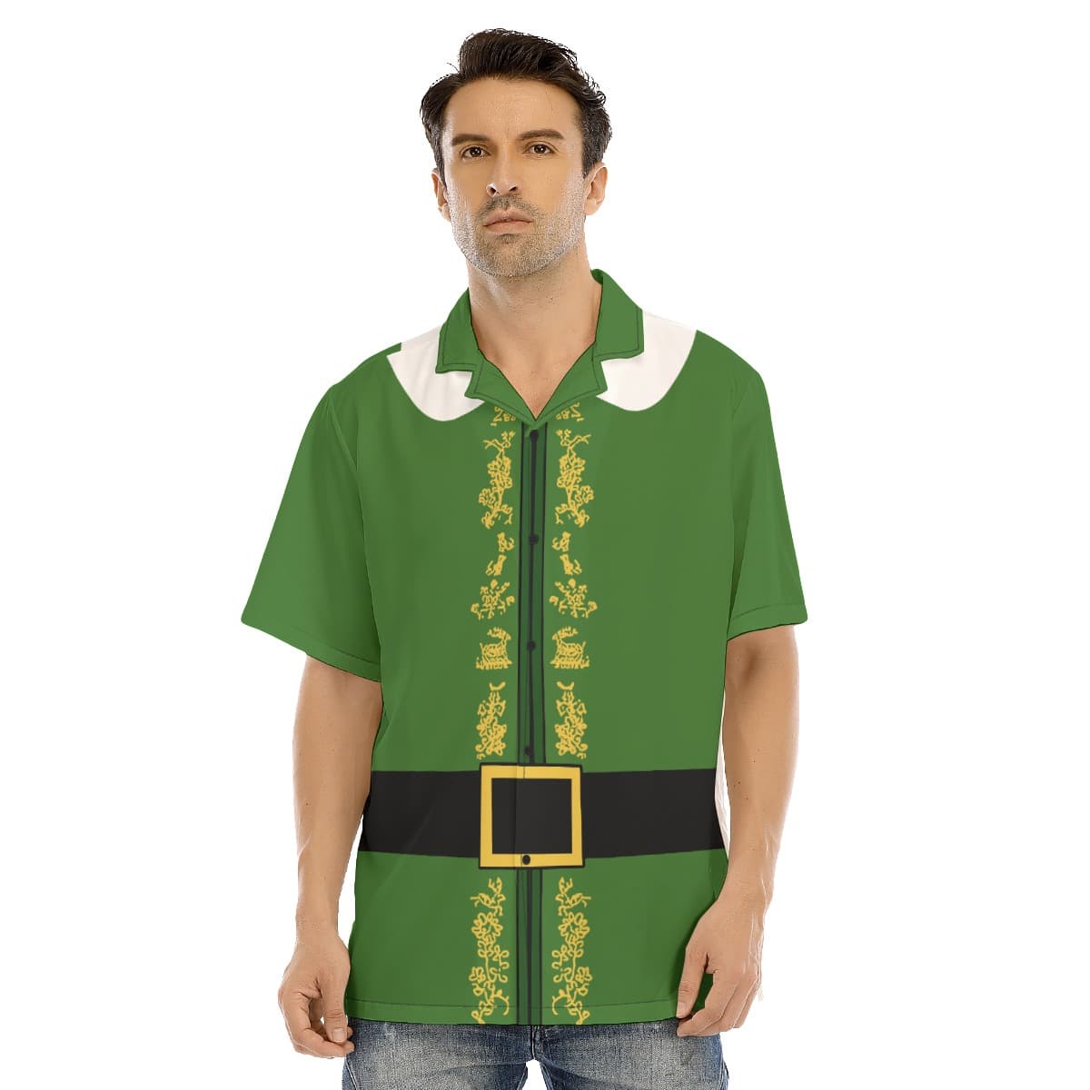 Elf Costume Hawaiian Shirt For Men (1)