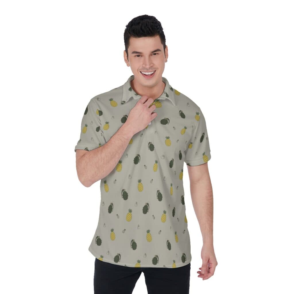 Hawaiian Fruit Men's Polo Shirt (1)