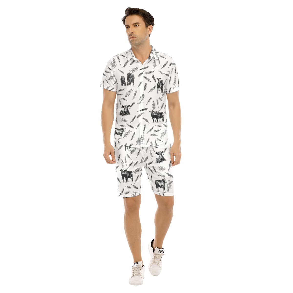 Mens-Cow-Lover-Hawaiian-Shirt-Set (1)