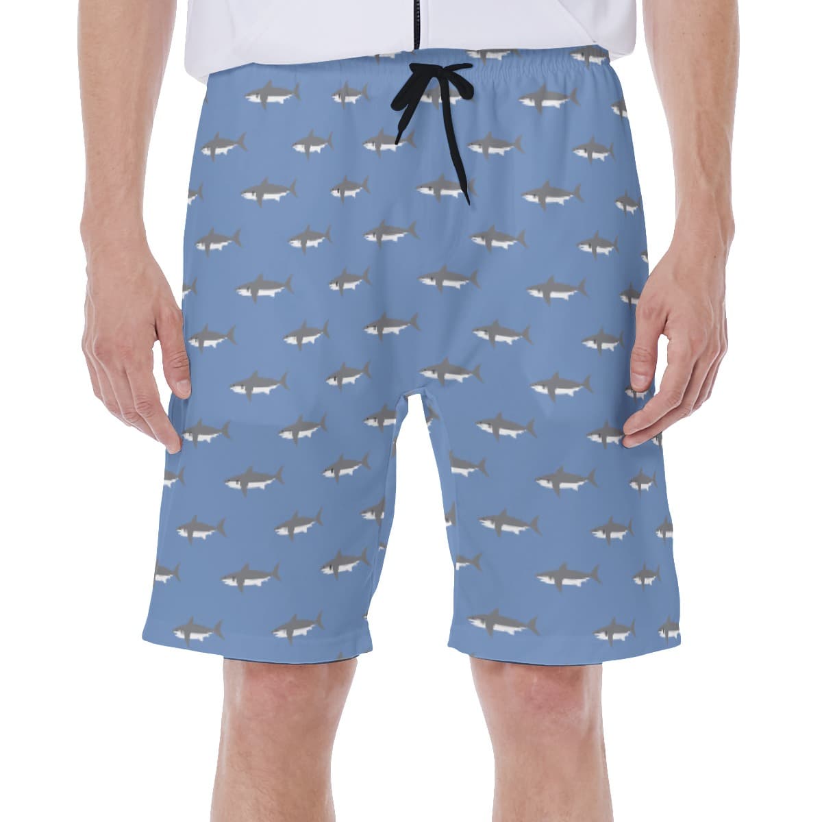 Men’s Daddy Shark Hawaiian Swim Trunks (2)