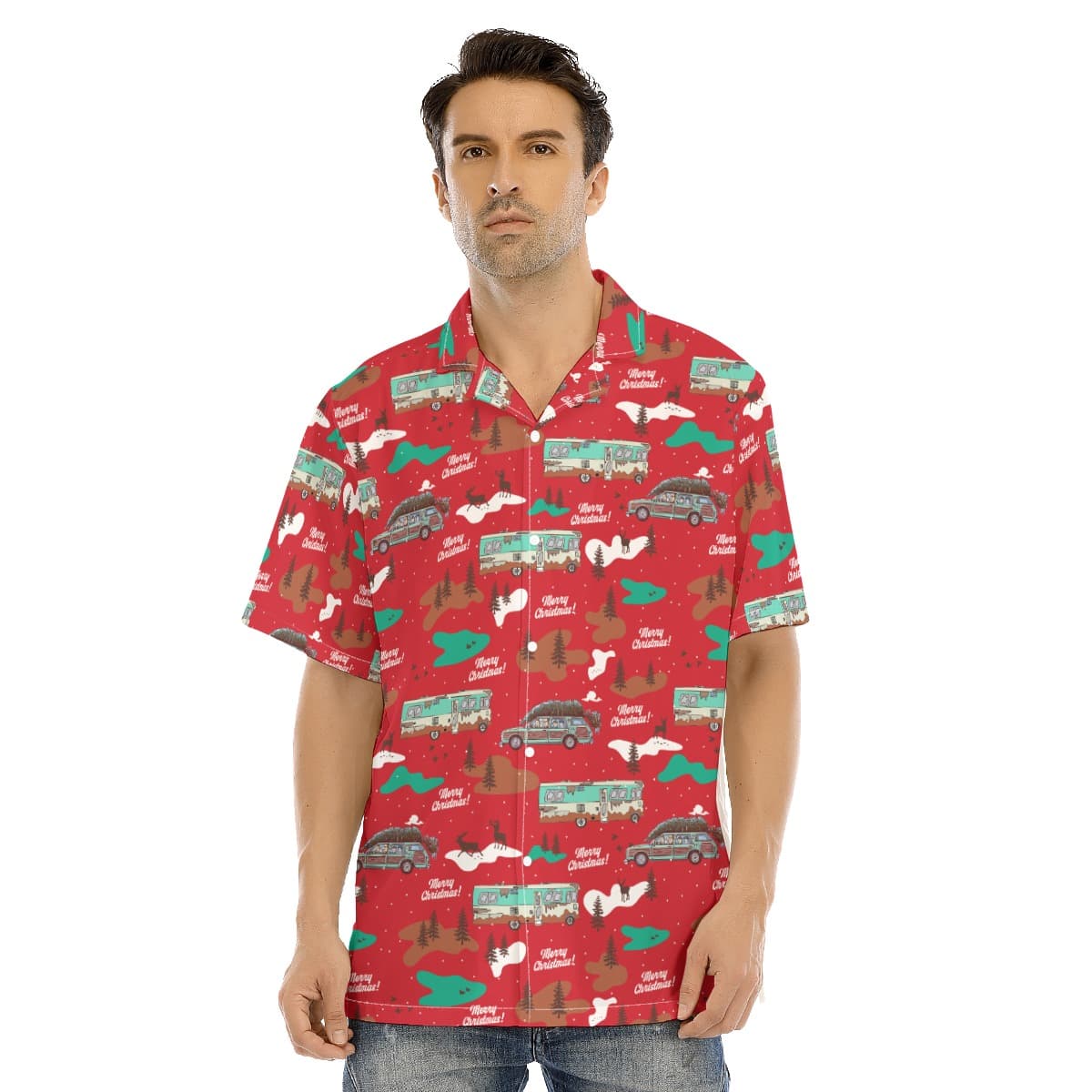 Men’s National Lampoon’s Christmas Vacation Hawaiian Shirt (1)